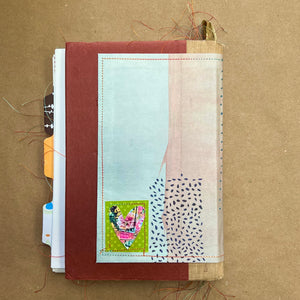 post card... handmade journal